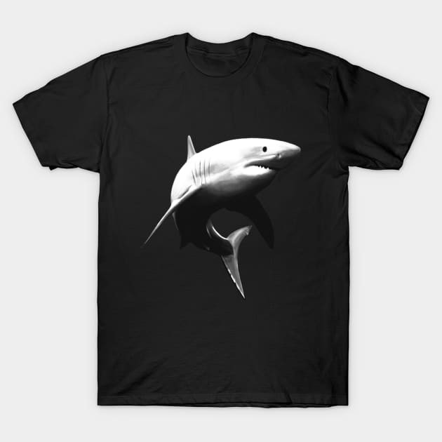 Great White Shark T-Shirt by TMBTM